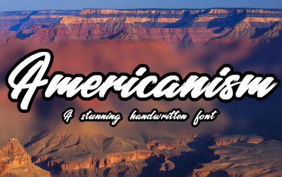 Americanism: The Brushed Script Font That Elevates Real Design Work