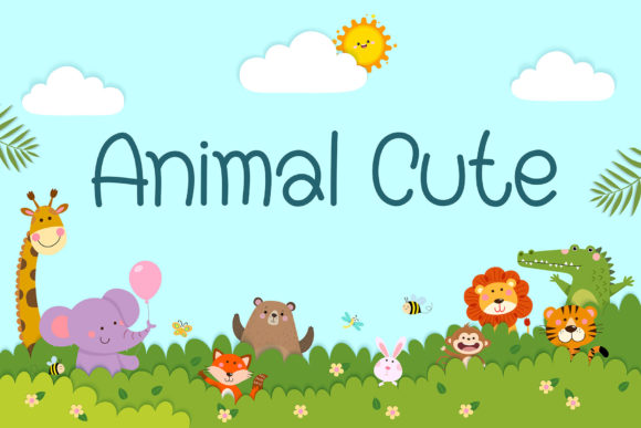 Animal Cute Font