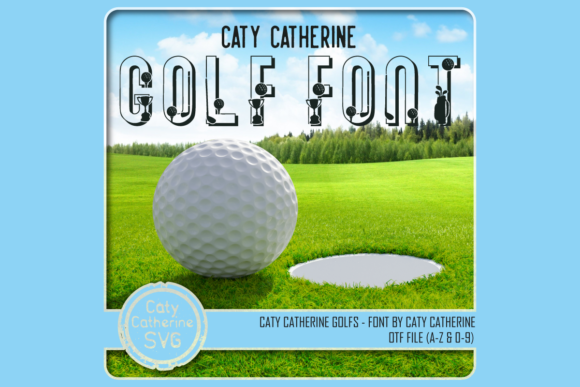 Caty Catherine Golfs: A Sporty Decorative Font
