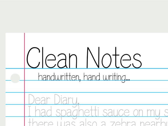 Clean Notes: Write Beautifully and Neatly