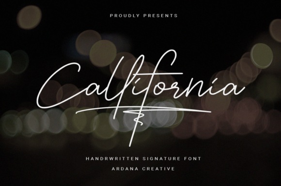 Discover Callifornia: A Stylish Handwritten Font for Modern Design
