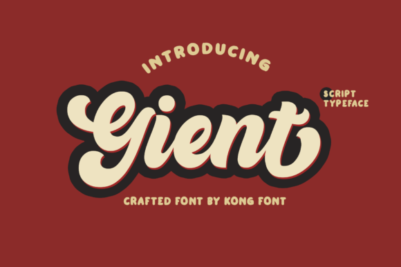 Discover Gient: A Playful Handwritten Font for Creative Designers