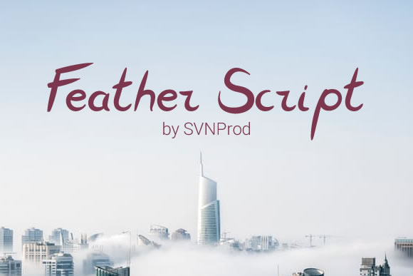 Feather Script: Elegant Handwritten Charm, Free