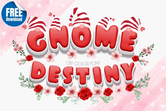 Gnome Destiny: The Playful, Color-Rich Font That Brings Joy to Kids’ Designs
