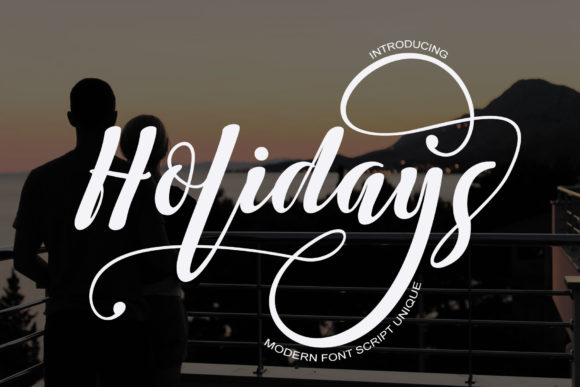 Holidays: A Versatile Script Font for Creatives