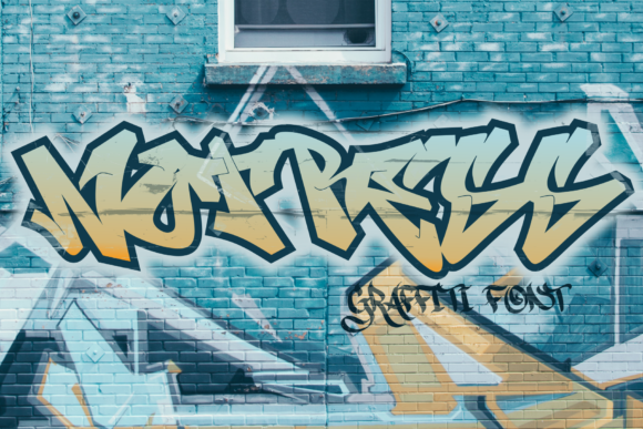 Notress: A Bold Graffiti Display Font