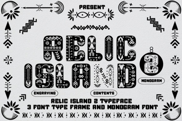 Relic Island 2: The Decorative Font That Turns Design Ideas Into Vibe