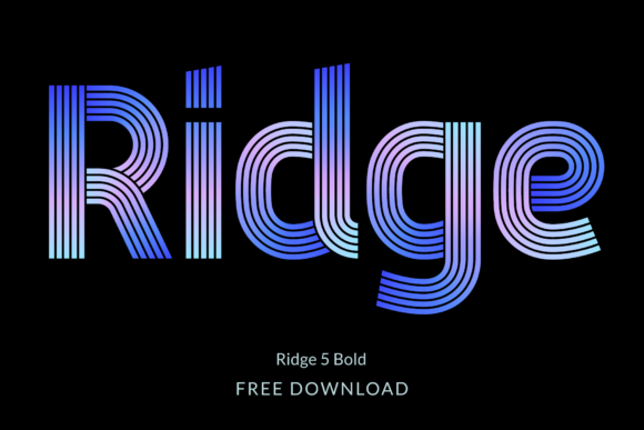 Ridge 5 Bold: A Versatile Font for Modern Design