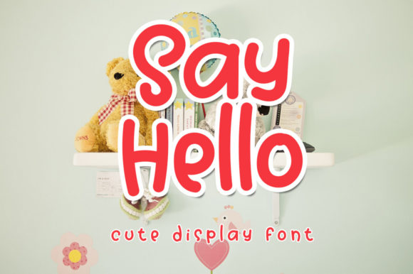 Say Hello: A Fresh, Elegant Display Font