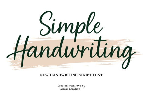 Simple Handwriting