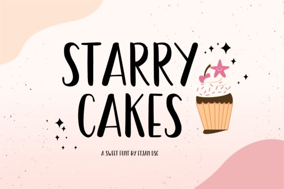 Starry Cakes: A Whimsical Script Font for Thoughtful Design Choices