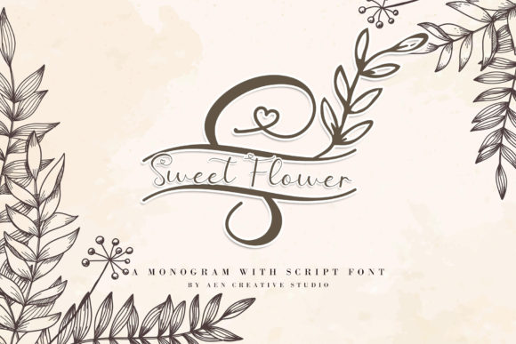 Sweet Flower Monogram: Where Timeless Romance Meets Modern Design Workflow